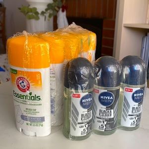 Arm&Hammer essentials deodorant +Nivea Men Black&White 5in1